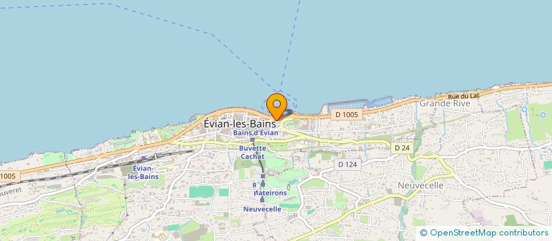 localisation de l'entreprise MONSIEUR MOHAMED DJALTI-BENZIANE  EVIAN-LES-BAINS