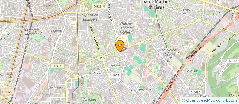 localisation de l'entreprise MONSIEUR MOHAMED DJEBABLIA  GRENOBLE