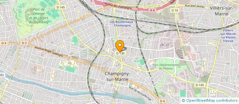 localisation de l'entreprise MONSIEUR MOHAMED DJEBBARA à CHAMPIGNY-SUR-MARNE