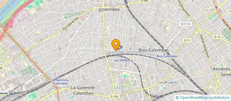 localisation de l'entreprise MONSIEUR MOHAMED DJEBBOUR à COLOMBES