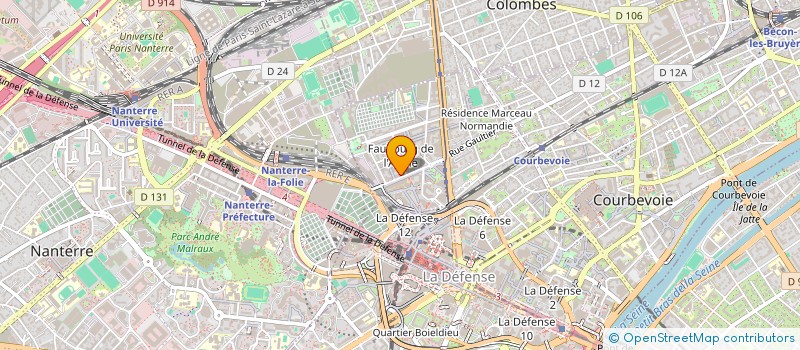 localisation de l'entreprise MONSIEUR MOHAMED DJELDJELLANI à COURBEVOIE
