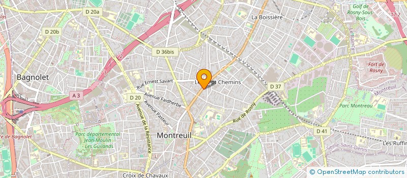 localisation de l'entreprise MONSIEUR MOHAMED DJEMA à MONTREUIL