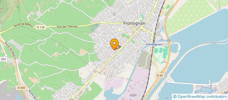 localisation de l'entreprise MONSIEUR MOHAMED DJEMMAL à FRONTIGNAN