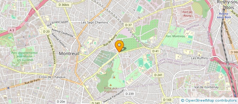 localisation de l'entreprise MONSIEUR MOHAMED DJERBI à MONTREUIL