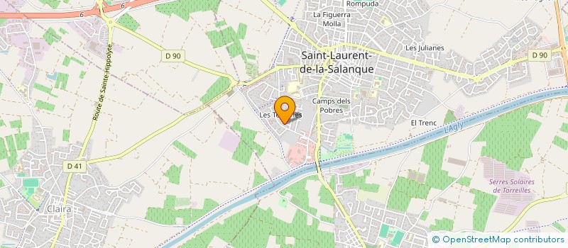 localisation de l'entreprise MONSIEUR MOHAMED DJERIOU  SAINT-LAURENT-DE-LA-SALANQUE