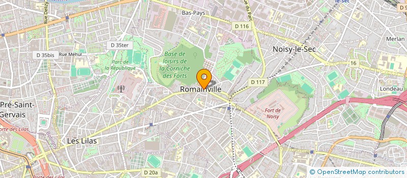 localisation de l'entreprise MONSIEUR MOHAMED DJEZIRI  ROMAINVILLE