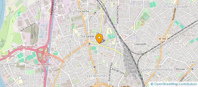 localisation de l'entreprise MONSIEUR MOHAMED DJIDJELI  TOULOUSE