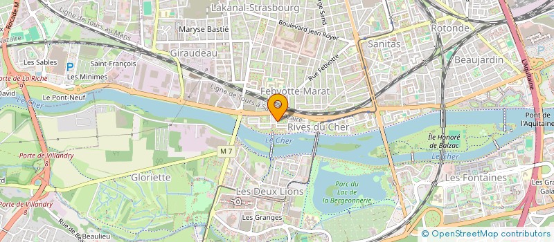 localisation de l'entreprise MONSIEUR MOHAMED DJIKINE  TOURS