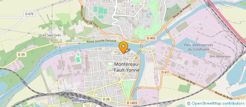 localisation de l'entreprise MONSIEUR MOHAMED DJILLALI  MONTEREAU-FAULT-YONNE