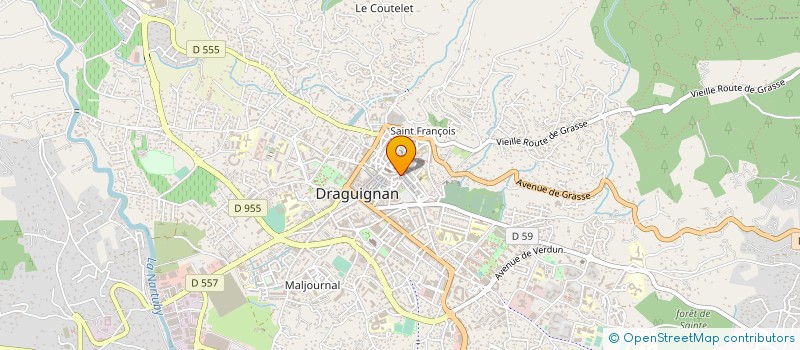 localisation de l'entreprise MONSIEUR MOHAMED DJOUDI  DRAGUIGNAN