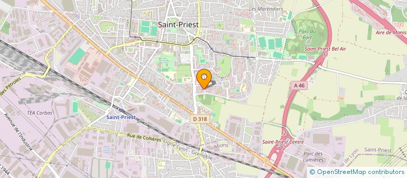 localisation de l'entreprise MONSIEUR MOHAMED DOBBA  SAINT-CHAMOND