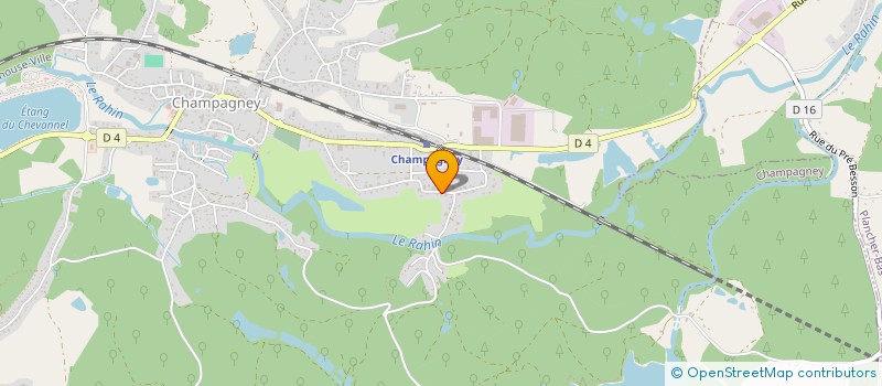 localisation de l'entreprise MONSIEUR MOHAMED DOGHMAME  CHAMPAGNEY