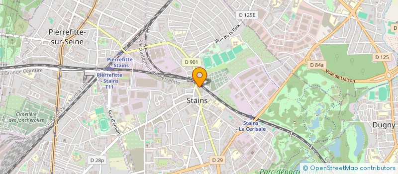 localisation de l'entreprise MONSIEUR MOHAMED DOSSO à STAINS