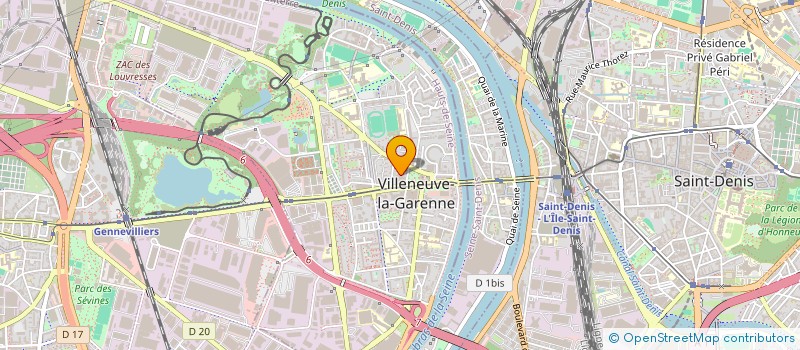 localisation de l'entreprise MONSIEUR MOHAMED DOUFENE à VILLENEUVE-LA-GARENNE