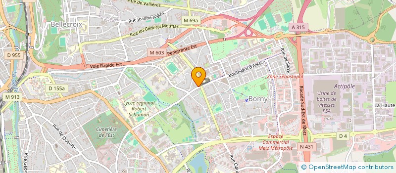 localisation de l'entreprise MONSIEUR MOHAMED DOUIB  METZ