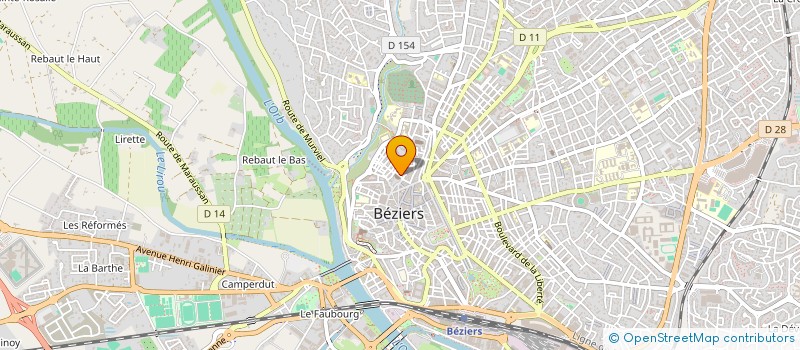 localisation de l'entreprise MONSIEUR MOHAMED DOUICHI  BEZIERS