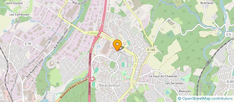 localisation de l'entreprise MONSIEUR MOHAMED DOUIEB à LIMOGES