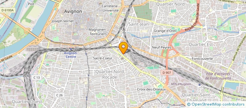 localisation de l'entreprise MONSIEUR MOHAMED DOUIRI  AVIGNON