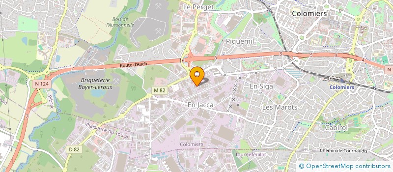 localisation de l'entreprise MONSIEUR MOHAMED DOULAT à COLOMIERS