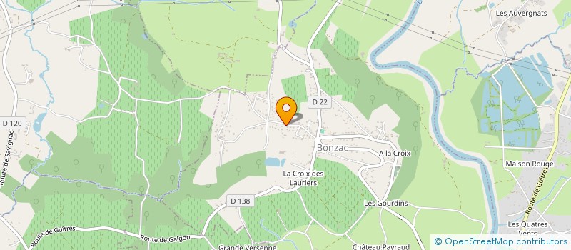 localisation de l'entreprise MONSIEUR MOHAMED DOUMBIA  BONZAC