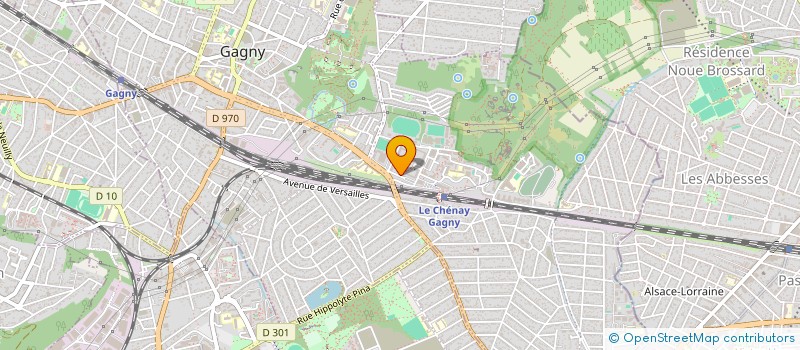 localisation de l'entreprise MONSIEUR MOHAMED DOUMBIA  GAGNY