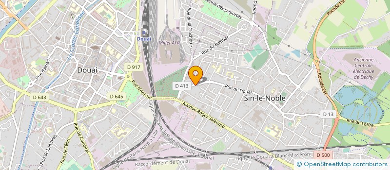 localisation de l'entreprise MONSIEUR MOHAMED DRARI  SIN-LE-NOBLE