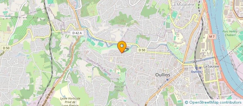 localisation de l'entreprise MONSIEUR MOHAMED DRICI  OULLINS-PIERRE-BENITE