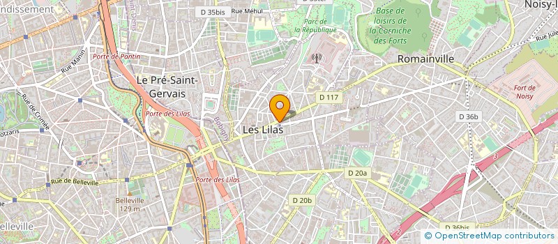 localisation de l'entreprise MONSIEUR MOHAMED DRIDI à LES LILAS