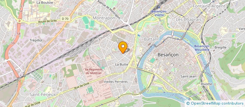 localisation de l'entreprise MONSIEUR MOHAMED DRIDI  BESANCON