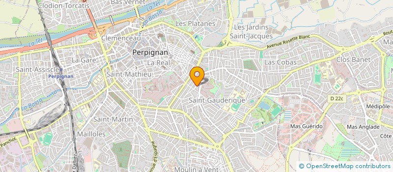 localisation de l'entreprise MONSIEUR MOHAMED DRIDI  PERPIGNAN