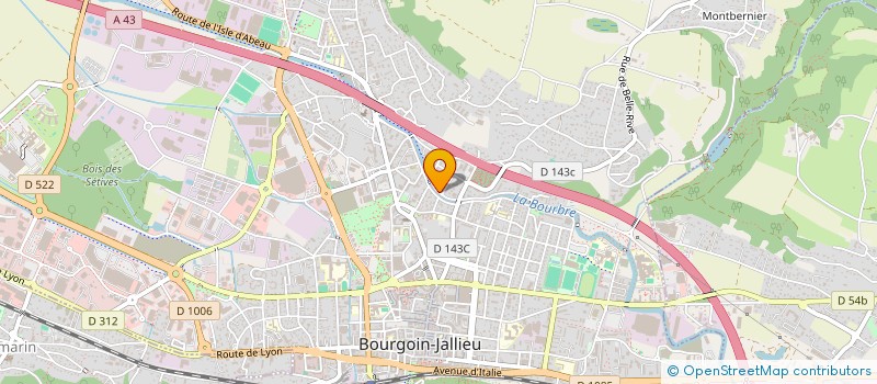 localisation de l'entreprise MONSIEUR MOHAMED ECHBIY  BOURGOIN-JALLIEU