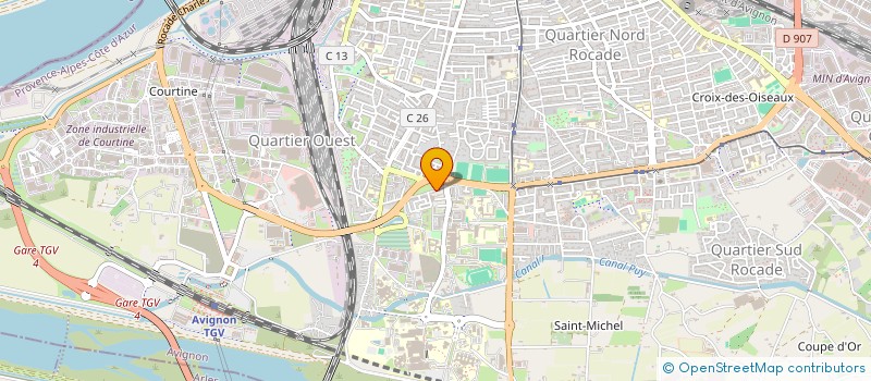 localisation de l'entreprise MONSIEUR MOHAMED EDAOUAIRI  AVIGNON