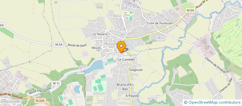 localisation de l'entreprise MONSIEUR MOHAMED EL ABDELLAOUI à AUSSONNE