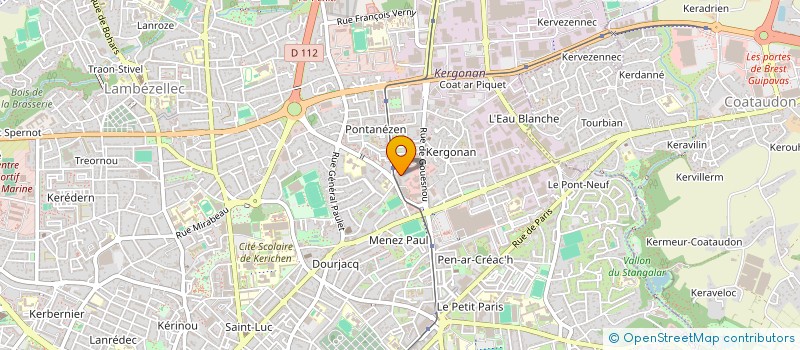 localisation de l'entreprise MONSIEUR MOHAMED EL AMIN BENAMARA à BREST