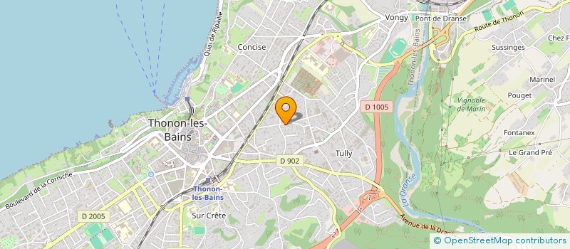 localisation de l'entreprise MONSIEUR MOHAMED EL AMINE BENDJAMA à THONON-LES-BAINS
