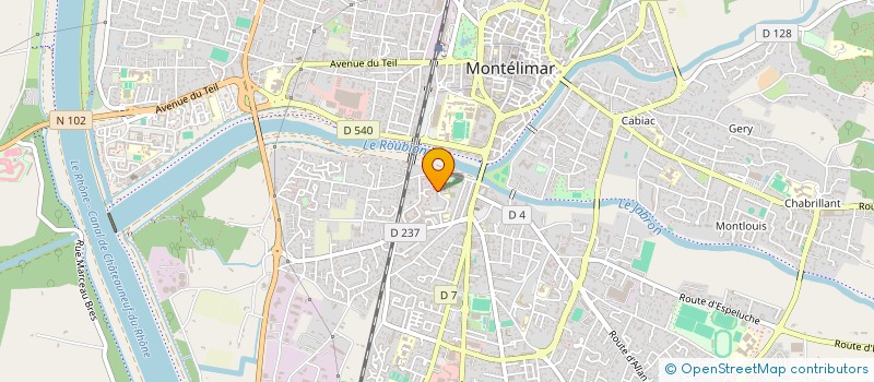 localisation de l'entreprise MONSIEUR MOHAMED EL AMINE BENMAHAMMED à MONTELIMAR