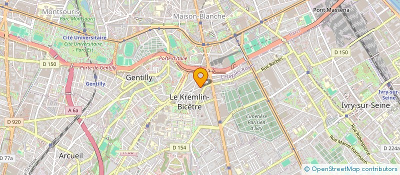 localisation de l'entreprise MONSIEUR MOHAMED EL AMINE GUEZGUEZ  LE KREMLIN-BICETRE