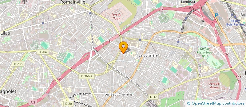 localisation de l'entreprise MONSIEUR MOHAMED EL AMINE HACINE à MONTREUIL