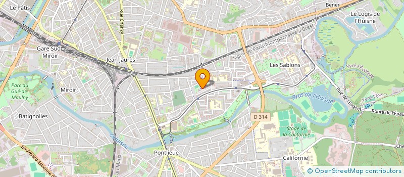 localisation de l'entreprise MONSIEUR MOHAMED-EL-AMINE HAMITI à LE MANS