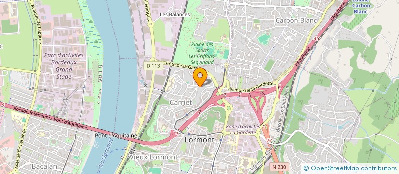 localisation de l'entreprise MONSIEUR MOHAMED EL AMINE SAHRAOUI  LORMONT