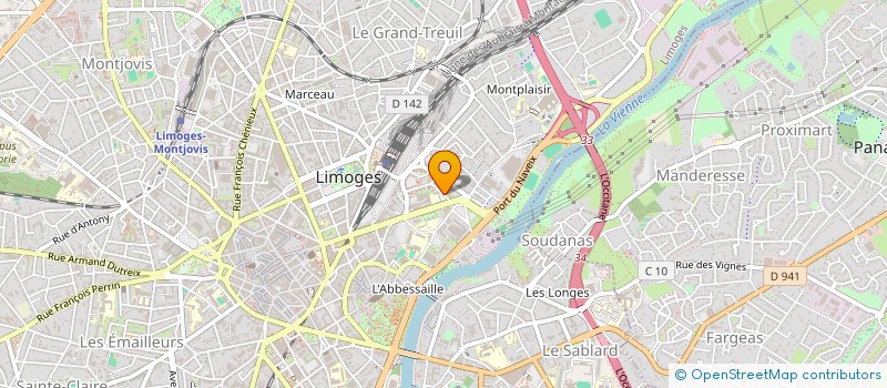 localisation de l'entreprise MONSIEUR MOHAMED EL AMINE YAGOUB  LIMOGES