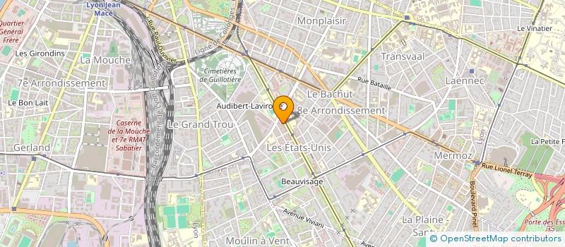 localisation de l'entreprise MONSIEUR MOHAMED EL AMINE ZAOUI  LYON