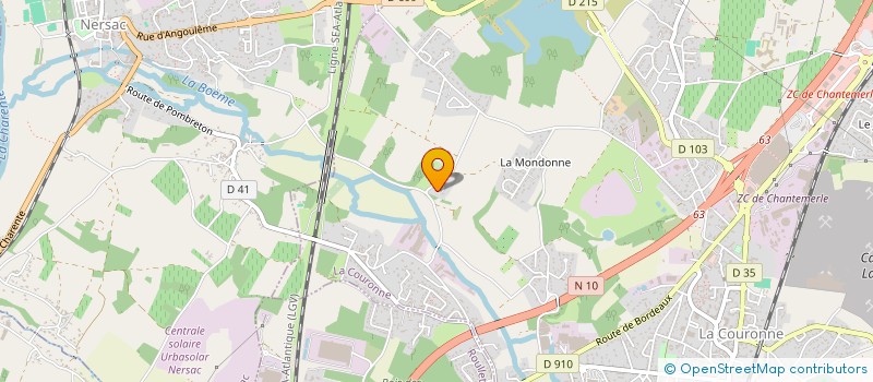 localisation de l'entreprise MONSIEUR MOHAMED EL ARABI  LA COURONNE