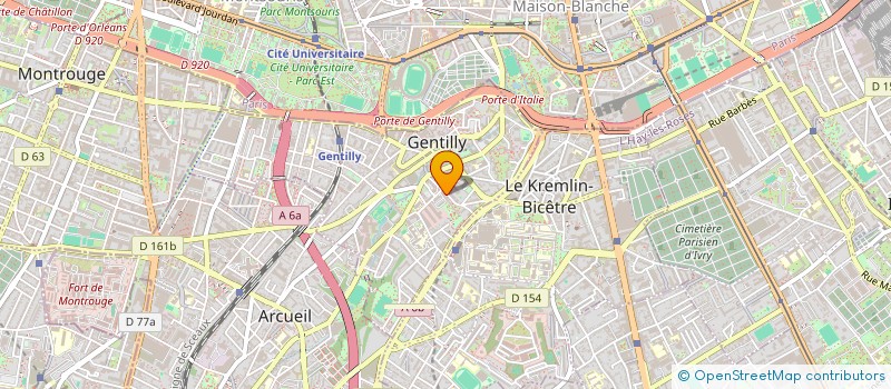 localisation de l'entreprise MONSIEUR MOHAMED EL ARCHE  GENTILLY