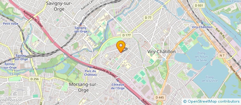localisation de l'entreprise MONSIEUR MOHAMED EL ARYANI à VIRY-CHATILLON