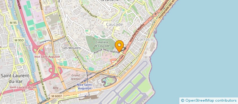 localisation de l'entreprise MONSIEUR MOHAMED EL ATI à NICE