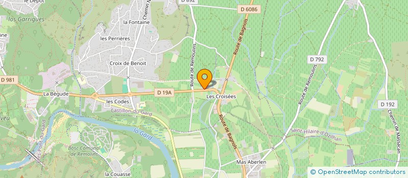 localisation de l'entreprise MONSIEUR MOHAMED EL AZIMANI  REMOULINS