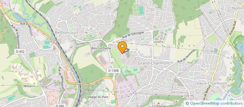 localisation de l'entreprise MONSIEUR MOHAMED EL AZZOUZI  GRAND-CHARMONT