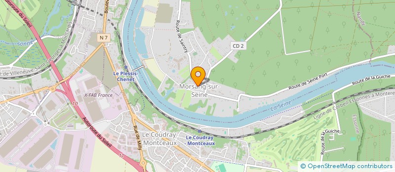 localisation de l'entreprise MONSIEUR MOHAMED EL BACHIR LOUDIYI  MORSANG-SUR-SEINE