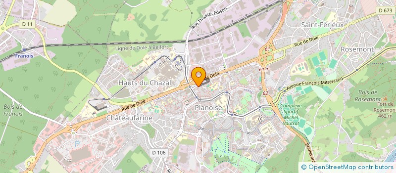 localisation de l'entreprise MONSIEUR MOHAMED EL BAHRI  BESANCON